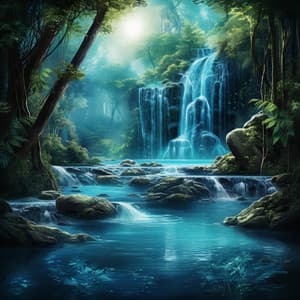 Harmony Haven: Serene Flow of Relaxing Streams and Waterfalls - Virtual Crickets