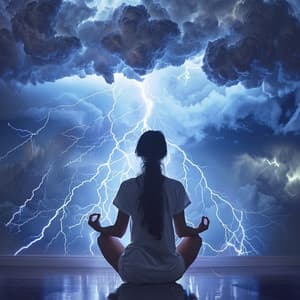 Sonidos Relajantes De Truenos En El Flujo De La Música De Yoga - Chorton