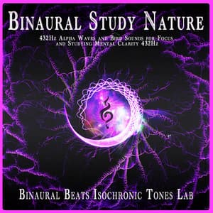 Binaural Study Nature: 432Hz Alpha Waves and Bird Sounds for Focus and Studying Mental Clarity 432Hz - Binaural Beats Isochronic Tones Lab