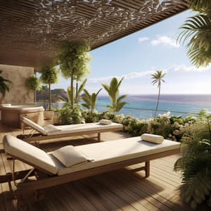 Terapia Calmante De Masaje Marino: Terapia Binaural Para Alivio Del Estrés Y Rejuvenecimiento - Curación de senos binaurales