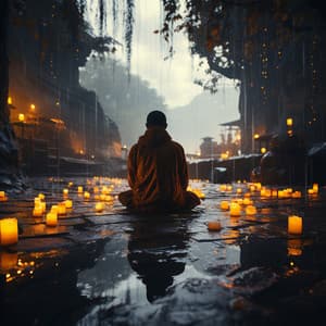 Meditación De La Lluvia: Armonía De La Tormenta Tranquila - Muestreo estéreo al aire libre