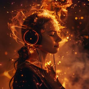 Fire Serenity: Binaural Flame Harmonics - SIMP 88