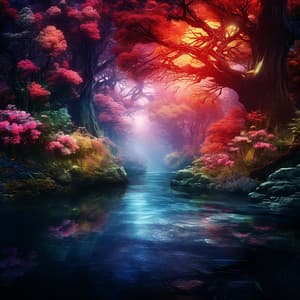 Calm Water Anthem: Music by the River - Sunrise Above Water