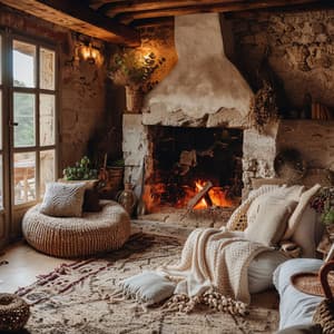 Sueño Del Fuego: Melodías Nocturnas De La Brasa - Suave Música para Dormir