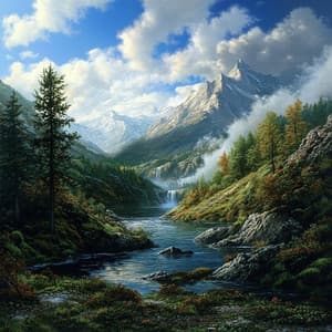 Soothing Acoustic New Age Music - Rain Storm Sample Library