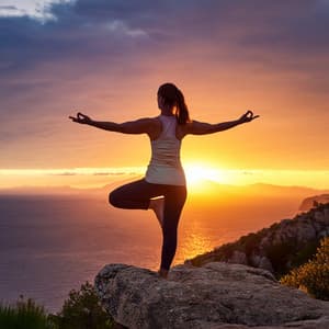 Music for Yoga Beneath a Sky That Breathes Light - Yoga Music Bliss