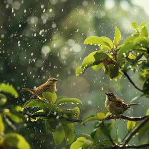 Baby's Binaural Nature: Gentle Rain and Bird Sounds - Relax Baby Music Collection