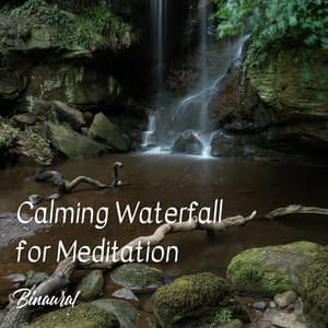 Binaural: Calming Waterfall for Meditation - Relaxing Music Playlist