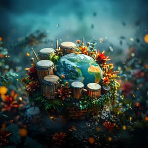 Drumming in the Circle of Oneness - African Music Drums Collection