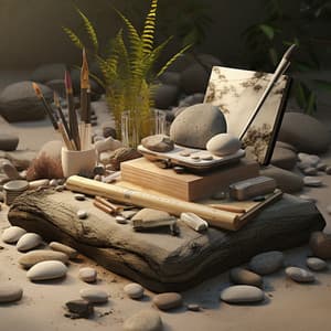 Rhythmic Resonance: Notes in the Rain for Study Time - Naturally Recurring