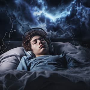 Sleeping with Thunder: Binaural Soothing Rhythms - Solfeggio