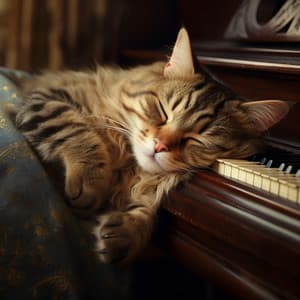 Piano Para Gatos: Melodía Silenciosa De Bigotes - Piano y tormenta