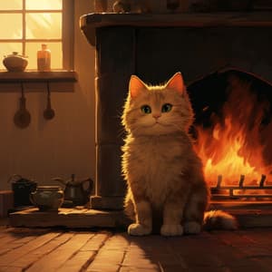 Gatos De Fuego: Melodías Perfectas De Las Llamaradas - Estudio de música para gatos
