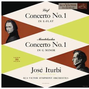 Liszt: Piano Concerto No. 1 - Mendelssohn: Piano Concerto No. 1 - José Iturbi