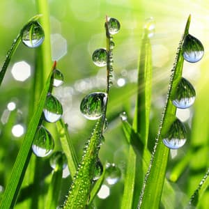Shower Serenity: Melodic Raindrop Melodies - Binaural Serenity Mind