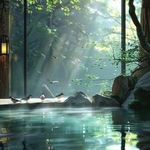 Binaural Birds Serenity: Feathered Massage Melodies - 92 96 Hz - Unforgettable Paradise SPA Music Academy