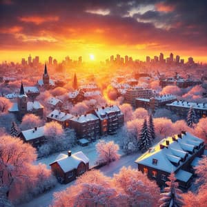 Snowy Sunset Jazz: Exquisite Slow & Smooth Jazz for a Cozy Coffee Moment - Marcus Frye