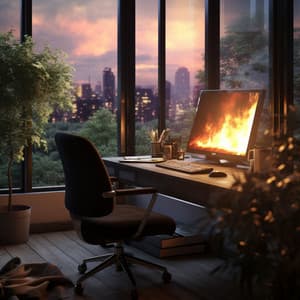 Ignite Desk: Work Fire Symphony - Sunday Chillout Songs