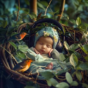 Baby Sleep Creek's Melody: Binaural Birds in Nature - 92 88 Hz - Twinkle Twinkle