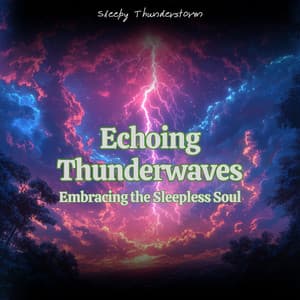 Echoing Thunderwaves Embracing the Sleepless Soul - Sleepy Thunderstorm