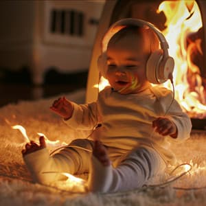 Baby's Fiery Playtime: Joyful Fire Melodies - Smart Baby Academy