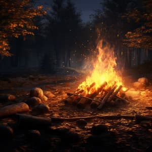 Campfire Nights: Nature's Melodic Warmth Unfolds - Hushed