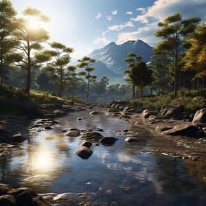 Soothing River for Baby Sleep: Tranquil Tunes - Sleeping Little Lions