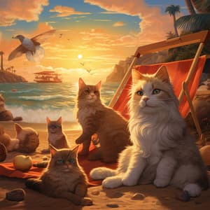 Búsqueda Musical: Celebrando A Los Gatos Junto Al Mar - Estado de distracción