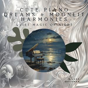 Cute Piano Dreams & Moonlit Harmonies: Quiet Magic of Night - Silver Dreamer