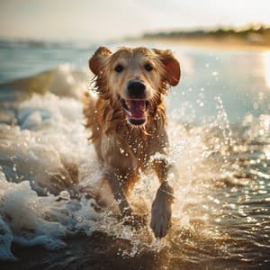 Ladridos Del Agua: Ecos Juguetones De Perros - Biblioteca de música para perros