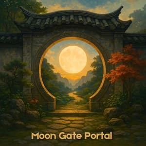 Moon Gate Portal to Manifest Harmony - Qiang Hirohashi
