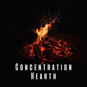 Concentration Hearth: Clear Thinking with Crackling Bonfire ASMR - Calm ASMR White Soughs