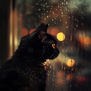 Frecuencias Serenas De Lluvia Binaural Para Gatos - Música para Relajar Gatos