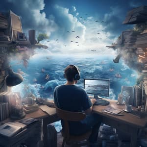 Study Ocean: Calm Sea Harmony - Happy Sunday Morning Music