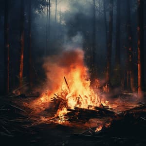 Tranquil Fire Meditation: Flickering Peace - Sunday Evening Music