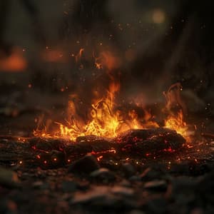 Soothing Flames: Fire Sounds for Dogs - Dog Bedtime