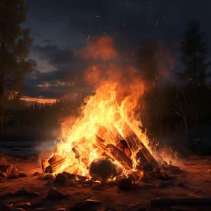 Soothing Fire: Calm Flames of Relaxation - Peaceful Music