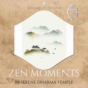 Zen Moments in Serene Dharma Temple - Buddhist Fusion