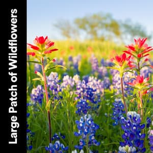 Large Patch of Wildflowers - Life Sounds Nature