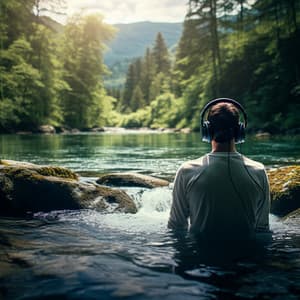 Meditative Waters: Calm River Echoes - Source Vibrations
