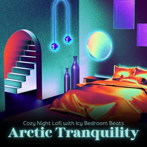 Arctic Tranquility: Cozy Night Lofi with Icy Bedroom Beats - Cafe Lounge Groove