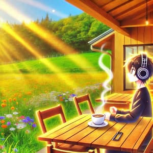 Sunlit Meadows: Lofi Café Beats - Coffe Lofi