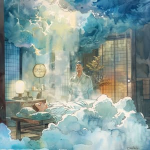 Träumende Wogen: Eine Oase der Entspannung im nächtlichen Spa - Einschlafen