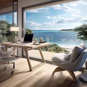 Working Tides: Ocean Ambiance for Work - Winds and Oceans