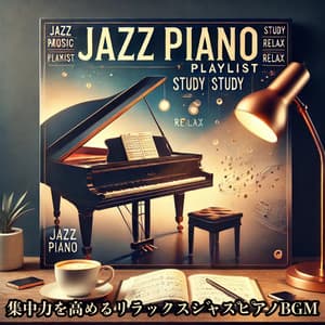 Perfect for Exam Study! Relaxing Jazz Piano BGM to Enhance Concentration - Ideal for Late-night Study and Work Sessions with Soothing Tones - Healing Relaxing BGM Channel 335