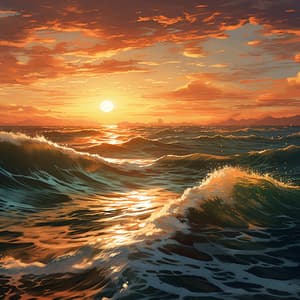 Olas Alegres: Música Junto Al Océano Para Bebés Felices - Paz estática