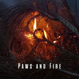 Paws and Fire: Ambient Music with Gentle Tones for Dogs - Fireplace Music