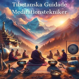 Tibetanska Guidade Meditationstekniker: Buddhas Andliga Värld, Sounds Bath - Lugnande zen musikzon