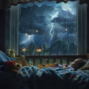 Canción De Cuna De Truenos: Música Para Dormir De Bebés - Bebé del sueño del sonido del océano