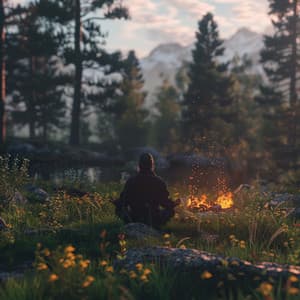 Llamas Relajantes: Música Para La Relajación Del Fuego - Tranquilo Sereno